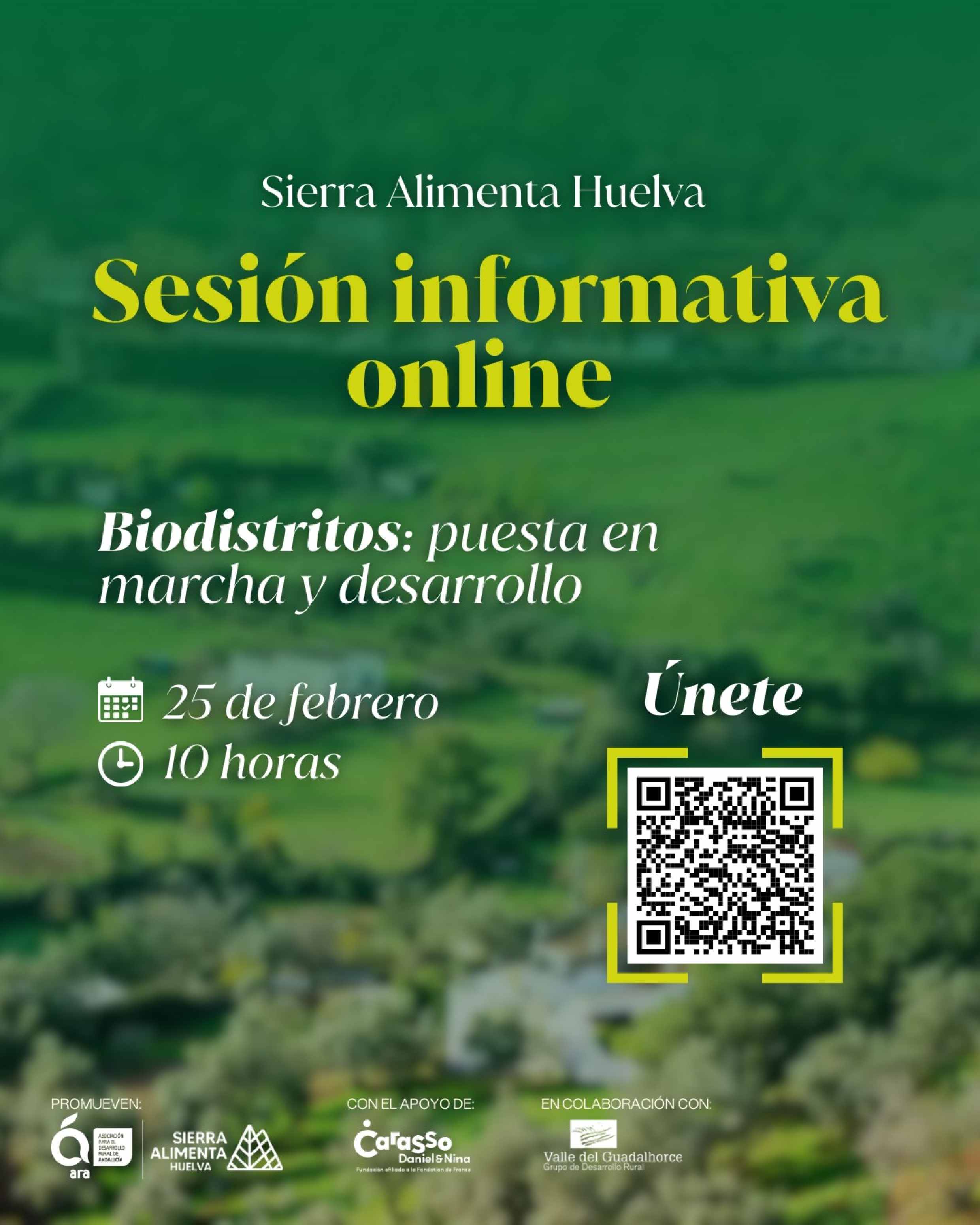 Sesión informativa online. «Biodistritos: puesta en común y desarrollo»