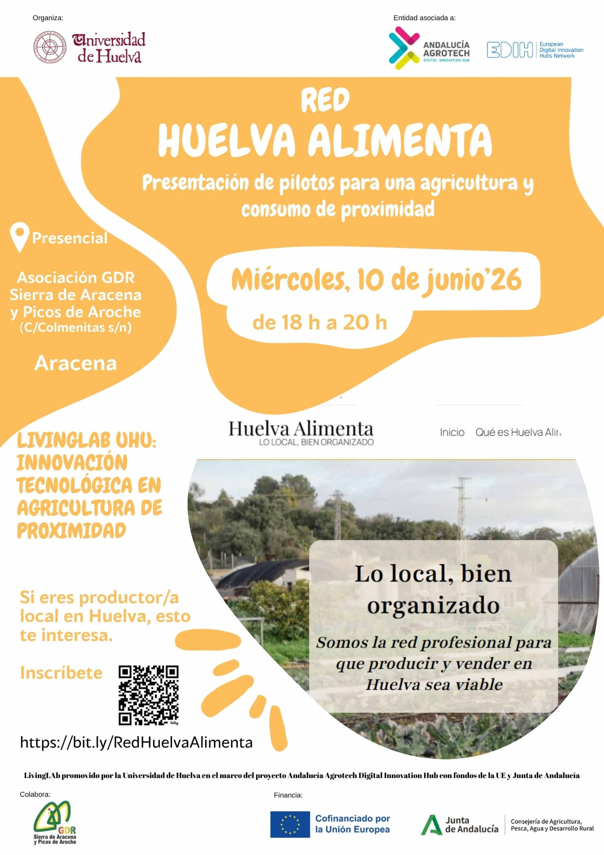 Presentación de la web Huelva Alimenta y los primeros pilotos