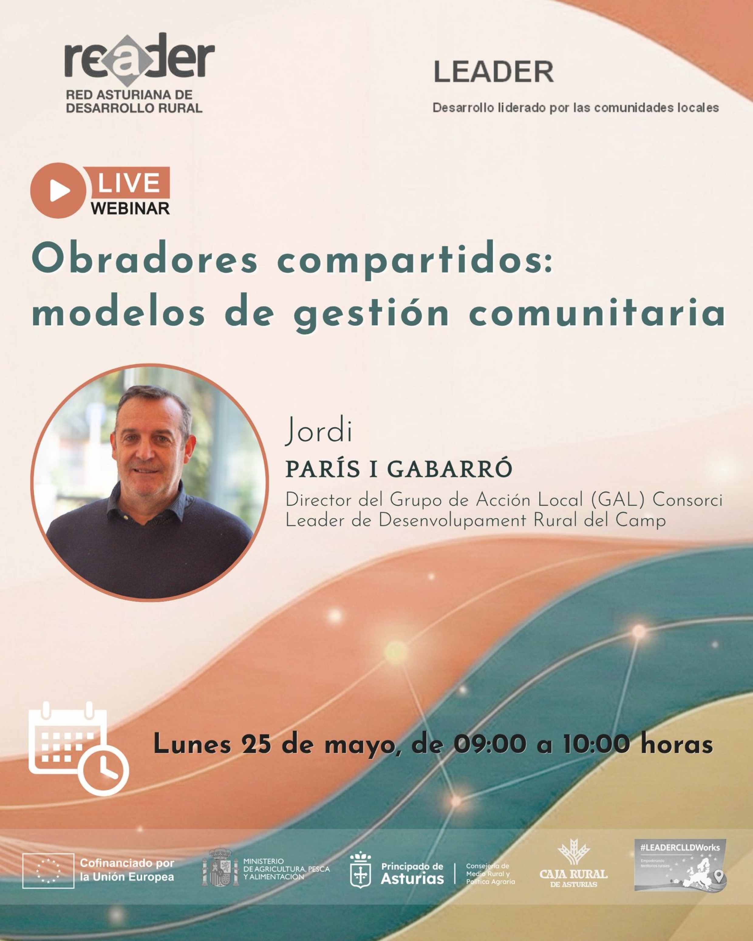 Webinar sobre Obradores compartidos: modelos de gestión comunitaria