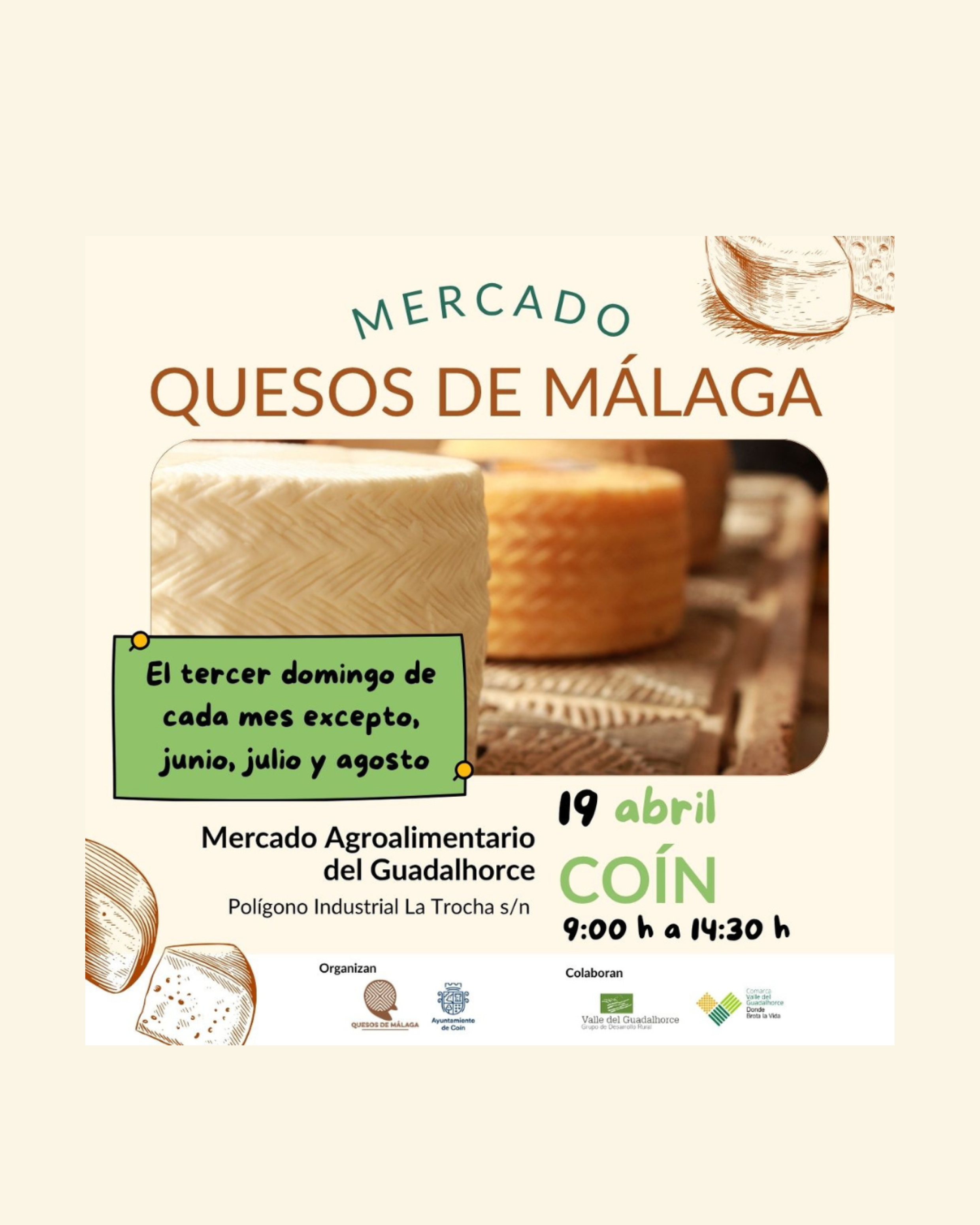 El Mercado de Quesos de Málaga vuelve a Coín en su mejor momento